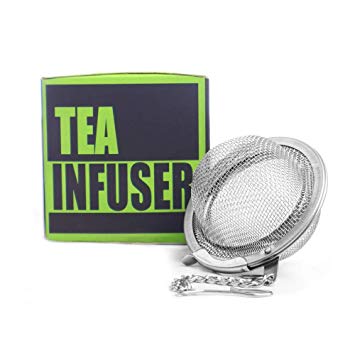Tgl Co. Luxury Teas Tgl Co. Elegant Ball Infuser (Perfect Tea Strainer, Tea Filter, Tea Maker, Tea Ball, Stainless Steel)
