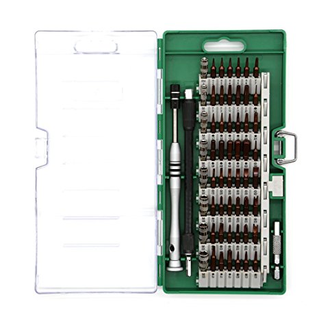 [Updated S2 Version 60 in1 ] Screwdriver Set, Kaisi Precision Screwdriver Repair Tools Kit for PC, Laptop, Tablet, PDA, Mobile Phone, Glasses, Watch, Cameras, Electronic Toys and Other Appliances