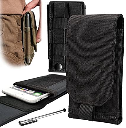 Urvoix Case Cover for Samsung Galaxy S10 S10  S10e / S9 S9  / S8 / Note 10 10  / Note 9 / Note 8 / Galaxy A90 A80 A70 - Molle Tactical Outdoor Hiking Bag Belt Holster Pouch