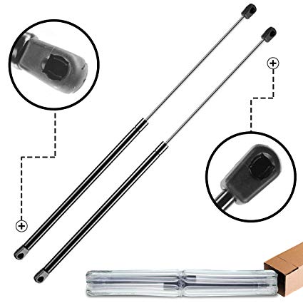 A-Preimum Rear Window Glass Lift Supports Shock Struts for Jeep Wrangler TJ 1997-2006 with Hardtop 2-PC Set