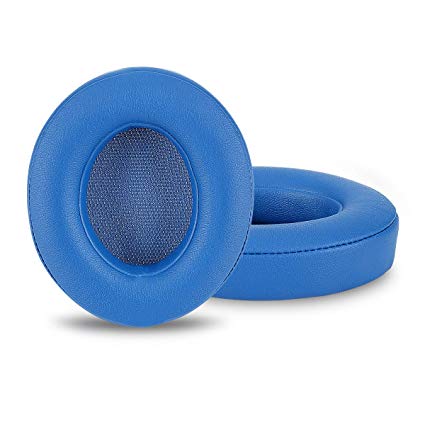 Tranesca Leather Replacement earpad/Ear Cushion/Ear Cover for Beats Studio 2.0 (Wired and Wireless) and Studio 3.0 - Blue