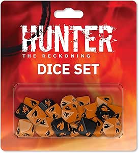 Renegade Game Studios Hunter: The Reckoning 5th Edition Roleplaying Game - Dice Set - Accessory to The Reckoning RPG