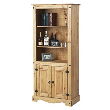 Corona Pine Display Shelves and Cabinet Living Room Dining Room Display Unit