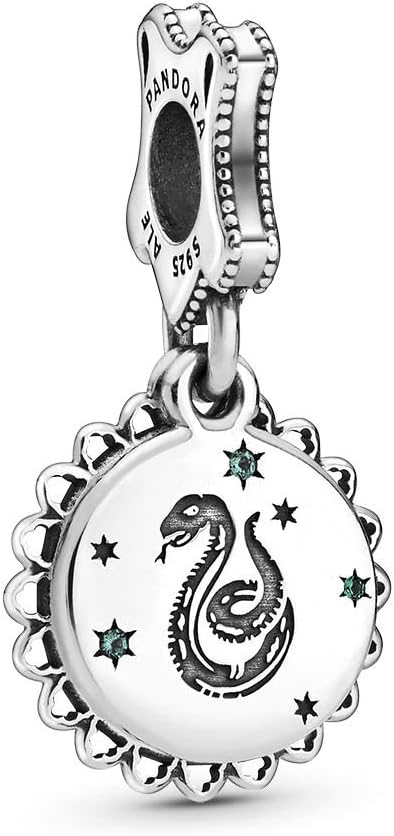 Pandora Slytherin Pendant Charm 798620C01 Woman Silver