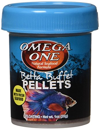 Omega One Betta Buffet Pellets Betta Food - 1oz