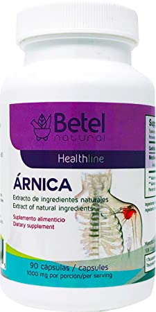 Arnica Capsules by Betel - 90 Capsules - Inflammation and Pain Support