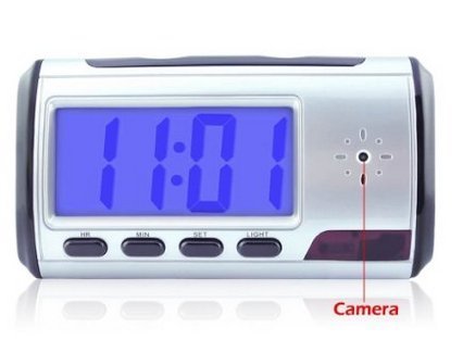 eBoTrade High Quality Digital Clock Spy Hidden Camera DVR USB Motion Alarm Video Audio Recorder Remote 16GB