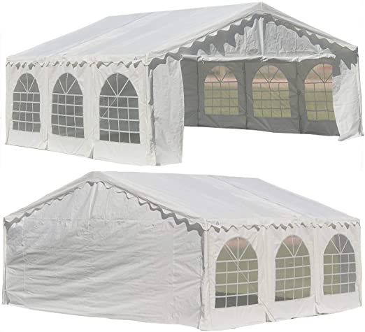 Outdoor Party Tent Canopy Shelter White - 20'x20' Budget PE Tent