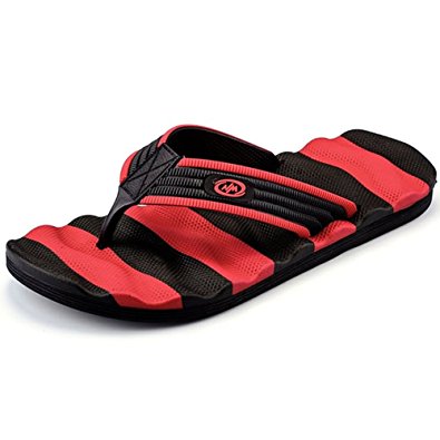 Muryobao Flip Flops for Men Non Slip Summer Beach Slippers Large Size Extra Wide Platform Thong Sandals