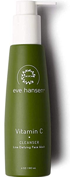 Eve Hansen Dermatologist Tested Vitamin C Face Wash - Premium, Fragrance Free Skin Care, Hypoallergenic Gel Face Cleanser | Blackhead Remover and Pore Minimizer | 6 oz