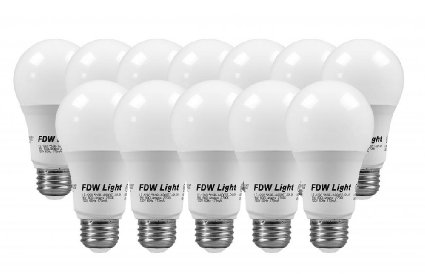 New 60 Watt Equivalent SlimStyle A19 LED Light Bulb Soft White 2700K 12 Pack