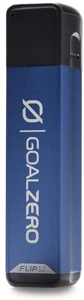 Goal Zero Flip 12 Portable Phone Charger, 3,350 mAh/12 Wh External Battery Power Bank… (Blue)