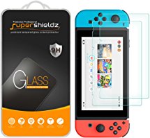 [2-Pack] Supershieldz For Nintendo Switch Screen Protector, [Tempered Glass] Anti-Scratch, Anti-Fingerprint, Bubble Free, Lifetime Replacement Warranty