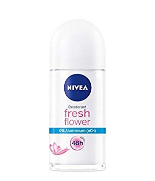 Nivea Fresh Flower Deodorant Roll-On Aluminum Free 50 ml / 1.69 fl oz