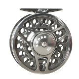 Piscifun Fly Fishing Reel with CNC-machined Aluminum Alloy Body Black Gold Gunmetal