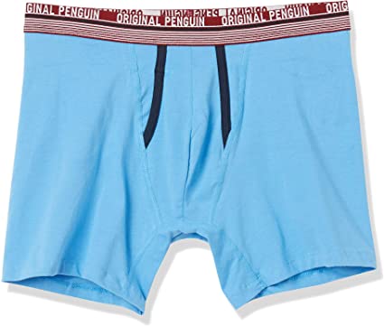 Original Penguin Men's Cotton Stretch Boxer Brief Underwear, Multipack