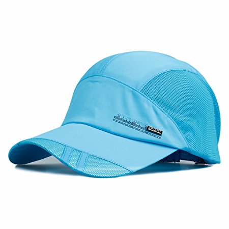 GADIEMKENSD Quick Dry Sports Hat Lightweight Breathable Soft Outdoor Run Baseball Cap (Many styles and colours)