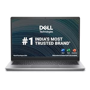 Dell 14 Laptop, Intel 13th Generation Core i5-1334U Processor, 8GB DDR5 & 512GB SSD, 14"(35.52cm) FHD  AG 250nits, Windows 11   MSO'21   15 Month Mcafee Antivirus, Titan Grey, Thin & Light- 1.55kg