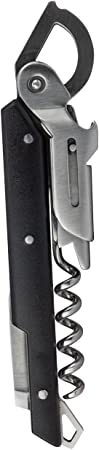 Peugeot Clavelin Black 14cm-5.5in Sommelier Corkscrew, 5.5 inch