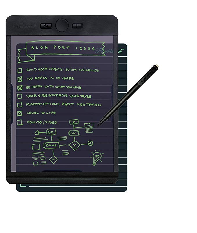 Boogie Board Drawing Tablet Blackboard Note : Learning Resources Homeschool Supplies Great for Note Taking Drawing Pad Feels Just Like Paper and Pencil