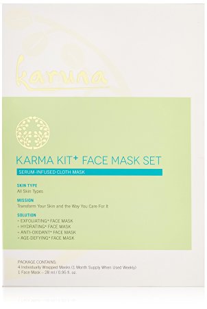 Karuna Karma Kit   Face Mask Set, Pack of 4