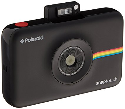 Polaroid Snap Touch Instant Print Digital Camera With LCD Display (Black) with Zink Zero Ink Printing Technology