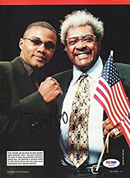 Don King Autographed Signed Magazine Page Photo #S42663 - PSA/DNA Certified - Autographed Boxing Magazines