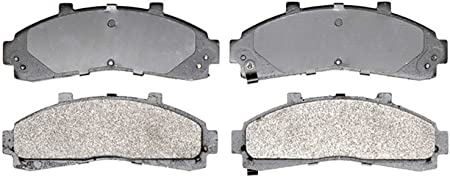 ACDelco 14D652M Advantage Semi-Metallic Front Disc Brake Pad Set with Wear Sensor