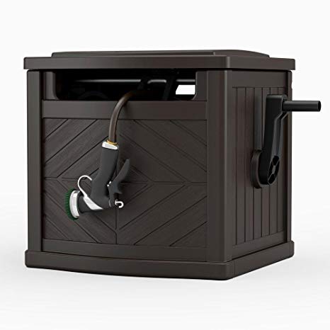 Suncast 150 ft. Hideaway Garden Hose Reel Storage Bin