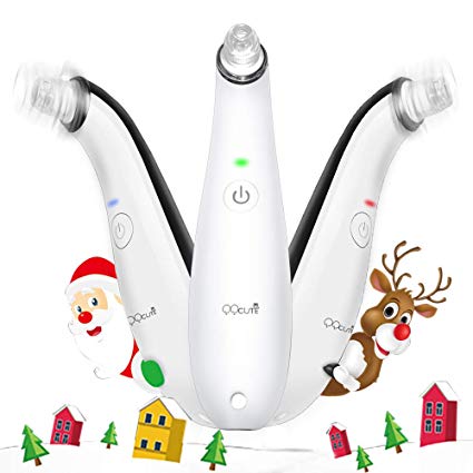 Blackhead Remover Vacuum, 2018 Newest QQcute Electric Pore Cleaner Extractor Tool Comedo Suction Removal Beauty Device Skin Treatment for Facial Skin Treatment(Black)