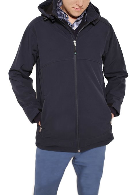 Northfield Sportswear Men's All-season Zip Softshell Jacket (Hood)