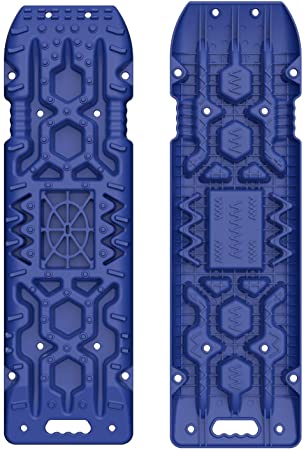 ORCISH Traction Tracks Mat with Jack Lift Base,2 Pcs Traction Boards Recovery Tool for Off-Road 4X4 Mud, Sand, Snow Track Tire Ladder (Set of 2)
