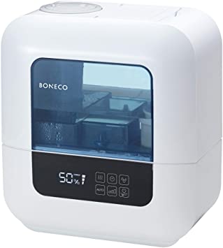 BONECO Warm or Cool Mist Ultrasonic Humidifier U700, (White)