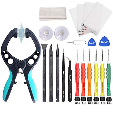 Kaisi Electronics Screen Opening Tool Kit Cellphone Suction Cup Pliers Repair Kit Compatible for iPhone, iPad, iMac, Laptops, Tablets and More Screen Opener