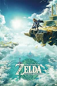 The Legend Of Zelda: Tears Of The Kingdom - Gaming Poster (Game Cover) (Size: 24" x 36")