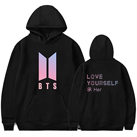 BTS Hoodie Sweater V Rap-monster Suga Jin Jimin J-hope Jung Kook Love Yourself Jacket Pullover