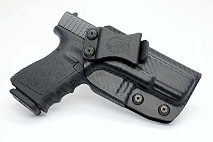 CYA Supply Co. IWB Holster Fits: Glock 19 23 32 - Veteran Owned Company - Made in USA - Made from Boltaron - Inside Waistband Concealed Carry Holster