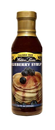 Walden Farms Blueberry SYRUP - Sugar Free, Calorie Free, Fat Free, Carb Free, Gluten Free - 1 Bottle