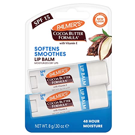 Palmer's, Cocoa Butter Ultra Moisturizing Lip Balm SPF 15 Duo for Unisex, 2 Count