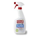 Natures Miracle No More Spraying Just For Cats Stain and Odor Remover 24 oz