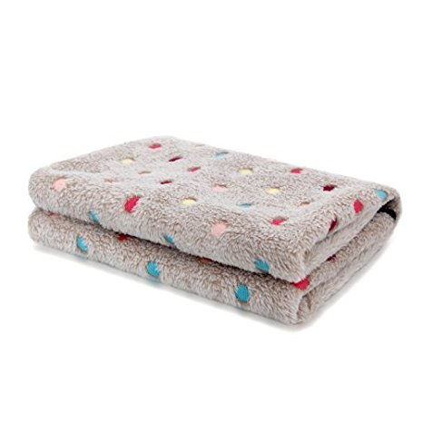 PAWZ Road Pet Dog Blanket Fleece Fabric Soft and Cute 2 Colors 2 Sizes