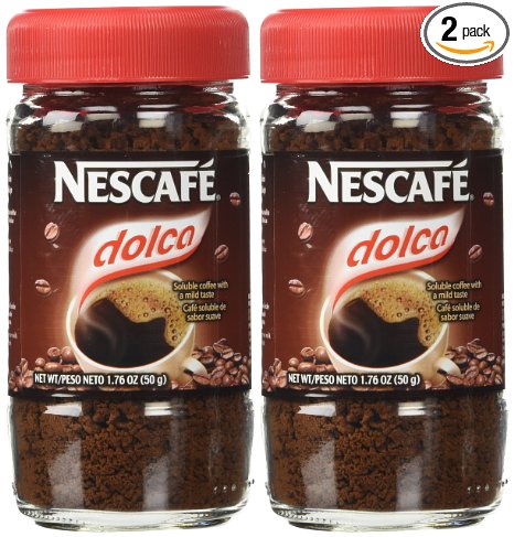 Nescafe Dolca 1.76 Oz Containers (Pack of 2)