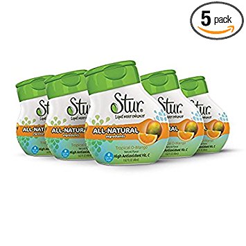 Stur liquid water enhancers, Orange Mango, 1.62 Ounce (Pack of 5)