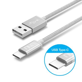 USB Type C Cable UNU Type C to Type A 20 Male 66 ft USB-C to USB-A Braided Data Charging Cable for Nexus 6P Nexus 5X Oneplus 2 MacBook ChromeBook Pixel and USB C Charger Devices Silver