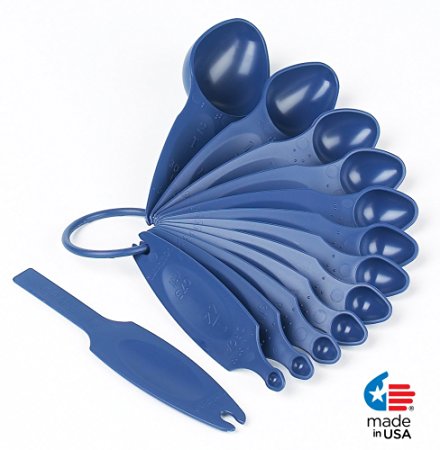 POURfect 13pc Measuring Spoon Set - Blue Willow
