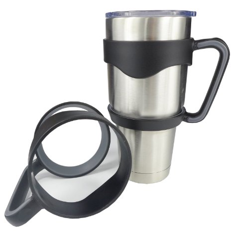 Set of 2 Easy Grip Handles for 30 oz Yeti Rambler Tumbler ,RTIC SIC and More Cups（Only Handle）