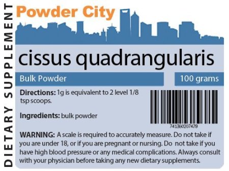 Cissus Quadrangularis Extract 201 Powder 100 Grams