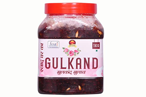 Sun Grow Home Made Organic Marwari Rajasthani Gulkand Gulab - 1kg