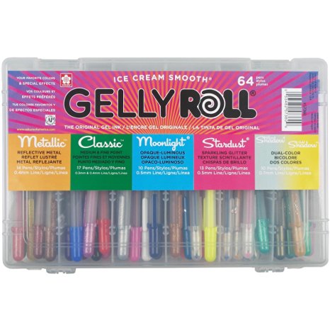 Sakura 57360 64-Piece Gelly Roll Artist's Gift Set