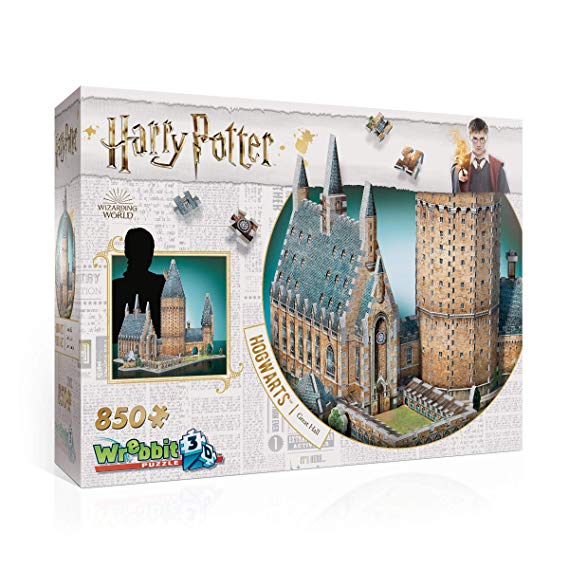 Wrebbit 3D W3D-2014 Harry Potter Hogwarts Great Hall Puzzle, Multicolor